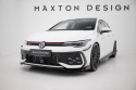 Volkswagen Golf GTI / GTE / R-Line Mk8 Facelift 2024+ Front Splitter V.3 + Flaps Maxton Design