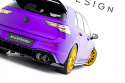 Rear Splitter (with vertical bars) V.2 Volkswagen Golf R  Mk8 / Mk8 Facelift
