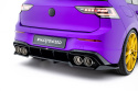 Rear Splitter (with vertical bars) V.2 Volkswagen Golf R  Mk8 / Mk8 Facelift