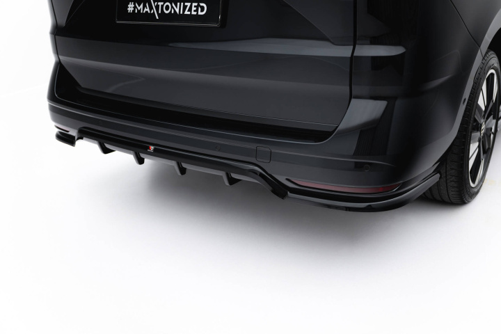 Volkswagen Multivan Long T7 2021+ Rear Splitter (with vertical bars) Maxton Design in the group Select car model / VW / Transporter T7 at DDESIGN Scandinavia AB (VW-MU-T7-L-RD1GRD2G)