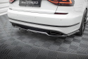 Volkswagen Passat GT B7 2010-2014 Central Rear Splitter (With Vertical Bars) Maxton Design