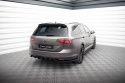Volkswagen Passat R-Line B8 2014-2019 Central Rear Splitter (With Vertical Bars) Maxton Design