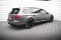 Volkswagen Passat R-Line B8 2014-2019 Central Rear Splitter (With Vertical Bars) Maxton Design