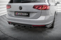 Central Rear Splitter (with Vertical Bars) Volkswagen Passat R-Line B8 Facelift Maxton Design