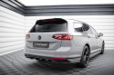 Central Rear Splitter (with Vertical Bars) Volkswagen Passat R-Line B8 Facelift Maxton Design