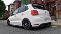 Rear Splitter Vw Polo Mk5 Gti Facelift (with A Vertical Bar) Maxton Design