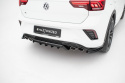 Volkswagen T-Roc R Mk1 2017-2021 Central Rear Splitter (with vertical bars) Maxton Design