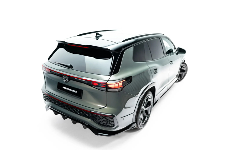 Volkswagen Tayron R-Line Mk1 2024- Spoiler Cap Maxton Design in the group Select car model / VW / Tayron 24+ at DDESIGN Scandinavia AB (VW-TAY-1-RLINE-CAP1G)