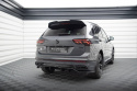 Central Rear Splitter (With Vertical Bars) Volkswagen Tiguan R-Line Mk2 Facelift Maxton Design