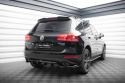 Volkswagen Touareg Mk2 2010-2015 Central Rear Splitter (with vertical bars) V.1 Maxton Design