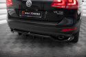 Volkswagen Touareg Mk2 2010-2015 Central Rear Splitter (with vertical bars) V.1 Maxton Design
