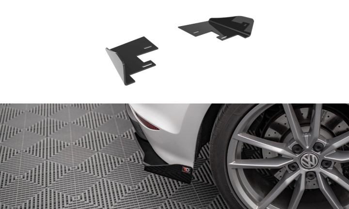 Rear Side Flaps Volkswagen Golf R Mk7 Maxton Design in the group Select car model / VW / Golf 7 R 12-19 / Styling / Rear at DDESIGN Scandinavia AB (VWGO7RCNC-RSF1G)