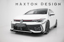 Volkswagen Golf GTI / GTE / R-Line Mk8 Facelift 2024+ Street Pro Front Splitter + Flaps Maxton Design