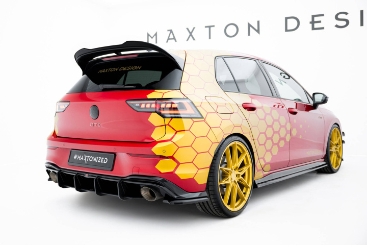 Volkswagen Golf GTI Clubsport Mk8 Facelift 2024+ Street Pro Rear Diffuser V.1 Maxton Design in the group Select car model / VW / Golf 8 GTI 19+ at DDESIGN Scandinavia AB (VWGO8FGTICSCNC-RS1BRB)