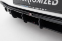 Volkswagen Golf GTI Mk8 2019-2024 Street Pro Rear Diffuser V.5 Black-Red Maxton Design