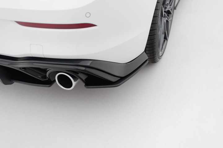 Volkswagen Golf GTI Mk8 2019-2024 Street Pro Rear Side Splitters V.1 Maxton Design in the group Select car model / VW / Golf 8 GTI 19+ at DDESIGN Scandinavia AB (VWGO8GTICNC-RSD2BRB)