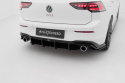 Volkswagen Golf GTI Mk8 2019-2024 Street Pro Rear Side Splitters V.2 Black-Red Maxton Design
