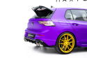 Street Pro Rear Side Splitters V.2 + Flaps V.2 Volkswagen Golf R Mk8 / Mk8 Facelift