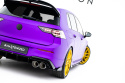 Street Pro Rear Side Splitters V.2 + Flaps V.2 Volkswagen Golf R Mk8 / Mk8 Facelift