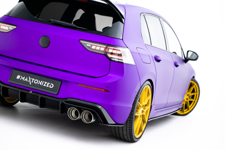 Street Pro Rear Side Splitters V.2 Volkswagen Golf R Mk8 / Mk8 Facelift in the group Select car model / VW / Golf 8 R 20+ at DDESIGN Scandinavia AB (VWGO8RCNC-RSD2B)