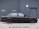 BMW 3er Limousine / 3er Coupe 1982 - 1991 Coilover Kit Deep Version TA Technix