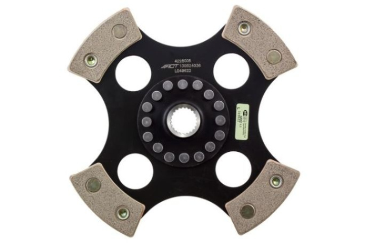 4228005 ACT 4 Pad Rigid Race Disc in the group Select car model / Mazda / 3 Standard 03-09 / Tuning / Clutch and Flywheel at DDESIGN Scandinavia AB (act4228005)