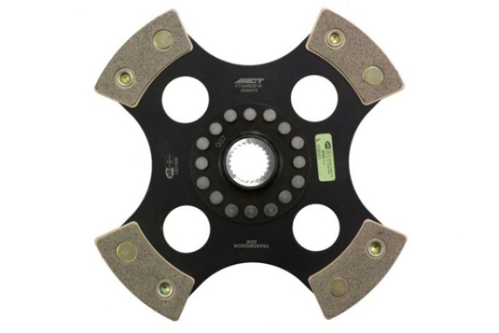 4240010 ACT 4 Pad Rigid Race Disc in the group Select car model / Honda / Civic Type R FK8 17-21 / Tuning / Clutch and Flywheel at DDESIGN Scandinavia AB (act4240010)