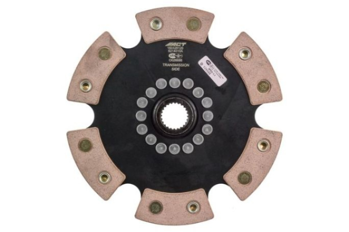 6214010A ACT 6 Pad Rigid Race Disc in the group Select car model / Honda / Integra 01-06 / Tuning / Clutch and Flywheel at DDESIGN Scandinavia AB (act6214010A)