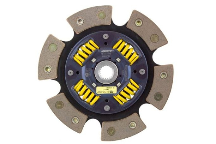 6224704 ACT 6 Pad Sprung Race Disc in the group Select car model / Mitsubishi / EVO 3 / Tuning / Clutch and Flywheel at DDESIGN Scandinavia AB (act6224704)