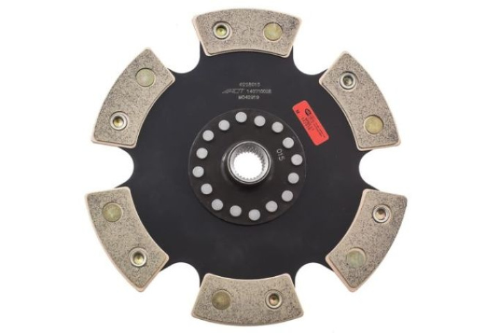 6228015 ACT 6 Pad Rigid Race Disc in the group Select car model / VW / Golf 4 97-04 / Tuning / Clutch and Flywheel at DDESIGN Scandinavia AB (act6228015)