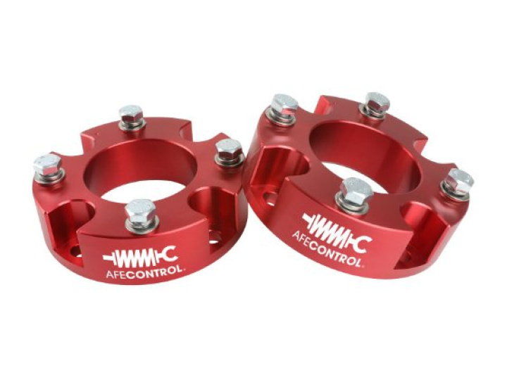 Toyota Tundra 2007-2021 2.5 IN Leveling Kit aFe Power - Red in the group Select car model / Toyota / Tundra 07-13 / Chassis at DDESIGN Scandinavia AB (afe416-72T002-R)