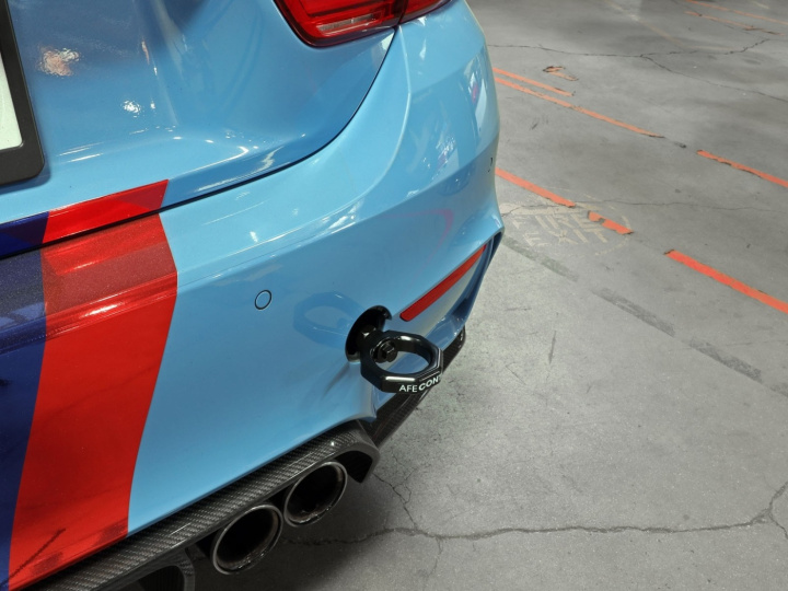 aFe Control Front Tow Hook Black BMW F-Chassis 2/3/4/M (Rear, Grå) in the group Select car model / BMW / 1-series 2-series (F20-F23) 2011-2019 / Styling / Rear spoiler at DDESIGN Scandinavia AB (afe450-502002-G)