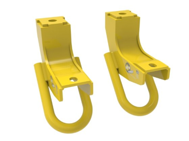 Toyota Tundra 2022-2024 V6-3.4L (tt) Front Tow Hook - Yellow aFe Power in the group Select car model / Toyota / Tundra 14+ / Styling at DDESIGN Scandinavia AB (afe450-72T001-Y)