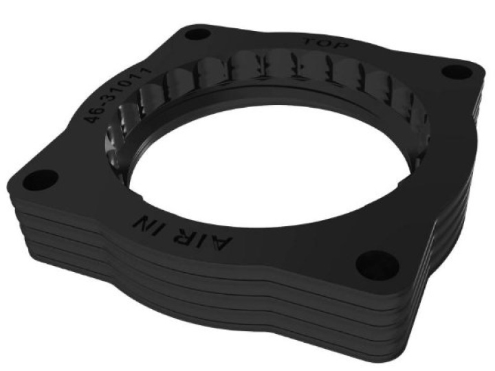 aFe Silver Bullet Throttle Body Spacer 07-13 BMW 328i (E90/E91/E92/E93) L6-3.0L N52 in the group Select car model / BMW / 3-series (E90-E91) 2005-2012 / Tuning / Intake & Accessories at DDESIGN Scandinavia AB (afe46-31011)