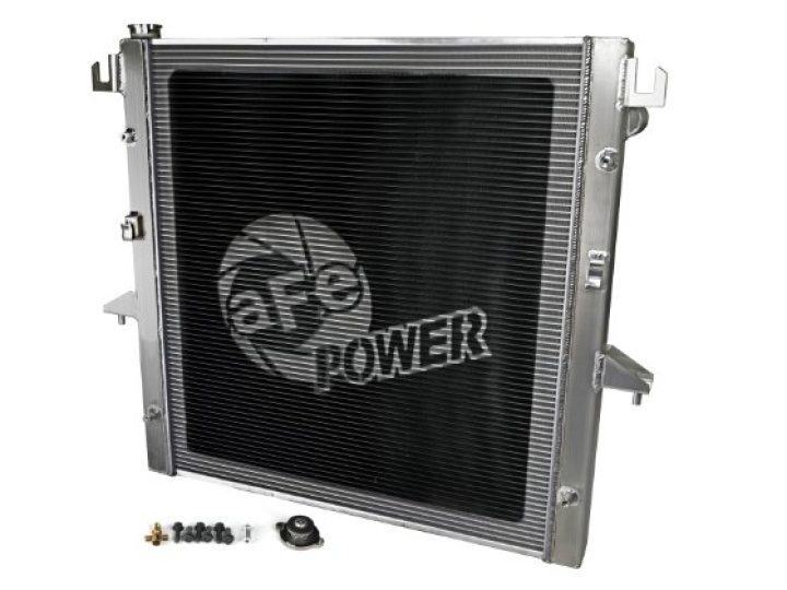 aFe BladeRunner Street Series Tube & Fin Aluminum Radiator 03-09 Dodge Diesel L6 5.9L/6.7L in the group Select car model / Dodge / Ram 01-08 / Tuning / Cooling & Hoses at DDESIGN Scandinavia AB (afe46-52061)