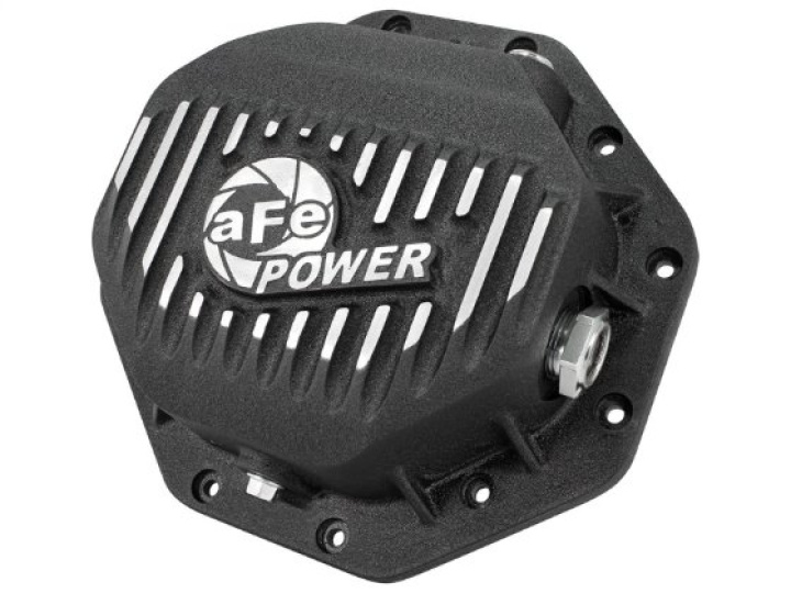 AFE Rear Differential Cover (Black Machined; Pro Series); Dodge/RAM 94-14 Corporate 9.25 (12-Bolt) in the group Select car model / Dodge / Ram 93-01 / Tuning / Engine parts at DDESIGN Scandinavia AB (afe46-70272)