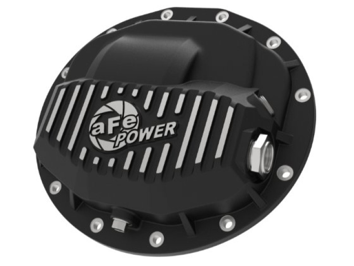 aFe Power Pro Series Rear Differential Cover Black w/ Machined Fins 13-18 RAM Diesel Trucks L6-6.7L in the group Select car model / Dodge / Ram 09-18 / Tuning / Engine parts at DDESIGN Scandinavia AB (afe46-70402)