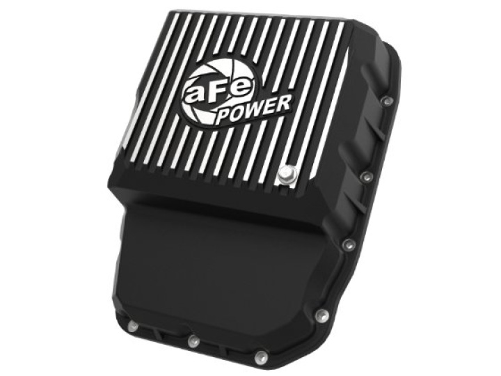 aFe Transmission Pan (Black w/ Machined Fins) 13-19 Dodge Diesel Trucks L6-6.7L (td) in the group Select car model at DDESIGN Scandinavia AB (afe46-71160B)