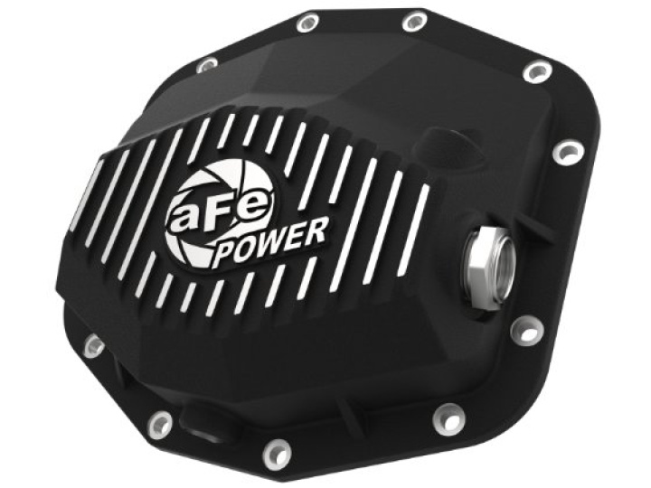 aFe POWER 21-22 Ram 1500 TRX Hemi V8 6.2L (sc) PRO Series Rear Differential Cover Black w/ Machined in the group Select car model / Dodge / Ram TRX 2021-2024 at DDESIGN Scandinavia AB (afe46-71280B)