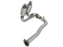 Jeep Wrangler (TJ) 2000-2003 L6-4.0L Direct Fit Catalytic Converter Replacements Front aFe Power