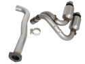 Jeep Wrangler (TJ) 2000-2003 L6-4.0L Direct Fit Catalytic Converter Replacements Front aFe Power