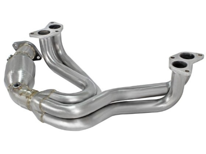 Toyota 86 / FRS / BRZ 2012-2017 Twisted Steel 304 Stainless Steel Long Tube Header w/ Cat aFe Power in the group Select car model / Toyota / GT86 12-21 / Tuning at DDESIGN Scandinavia AB (afe48-36005-1HC)