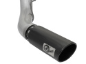 Ford F-250/ F-350 Super Duty 2017-2024 V8-6.7L ATLAS 5in DPF-Back Alum Steel Exhaust System w/Black Tip aFe Power