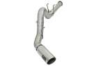 Ford F-250/ F-350 Super Duty 2017-2024 V8-6.7L ATLAS 5in DPF-Back Alum Steel Exhaust System w/Polished Tip - aFe Power