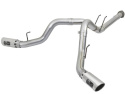Ford F-250 - F-350 2017-2024 V8-6.7L (td) ATLAS 4in DPF-Back Alumium Steel Exhaust System w/Polished Tip aFe Power