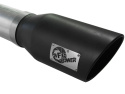 aFe Atlas Exhaust 5in DPF-Back Al Steel Black Tips 11-13 GM Diesel Trucks V8-6.6L (td) LML