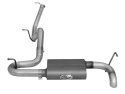 Jeep Wrangler JK 2007-2018 V6-3.6L/3.8L Scorpion Exhaust System Cat Back 2.5in Aluminized Hi-Tuck - Black tips