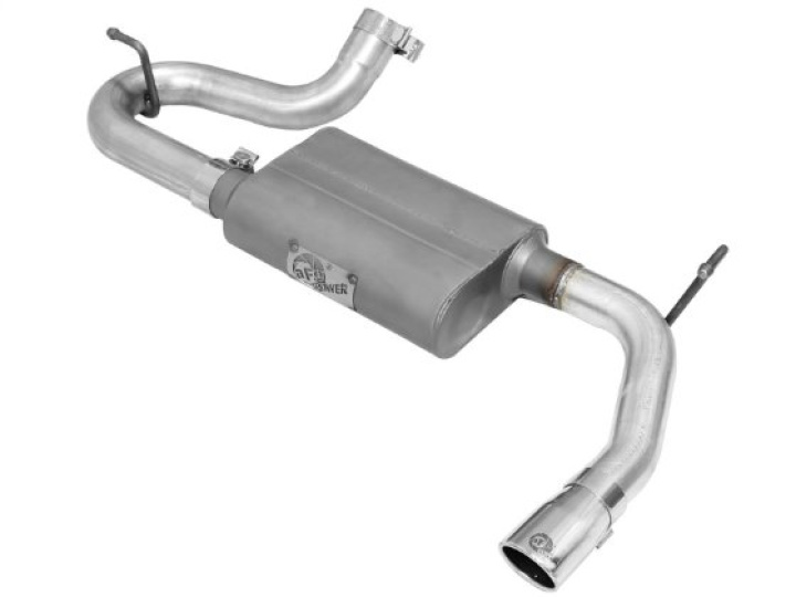 Jeep Wrangler (JK) 2007-2018 V6-3.6L/3.8L Scorpion 2-1/2in Aluminium Steel Axle-Back Exhaust w/Polished Tip aFe Power in the group Select car model / Jeep / Wrangler JK 2007-2018 / Tuning at DDESIGN Scandinavia AB (afe49-08047-P)