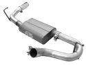 Jeep Wrangler (JK) 2007-2018 V6-3.6L/3.8L Scorpion 2-1/2in Aluminium Steel Axle-Back Exhaust w/Polished Tip aFe Power