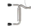 Ford Bronco 2021-2024 L4-2.3L (t)/V6-2.7L (tt) Vulcan 3in 304 SS Axle-Back Exhaust w/ Black Tips aFe Power
